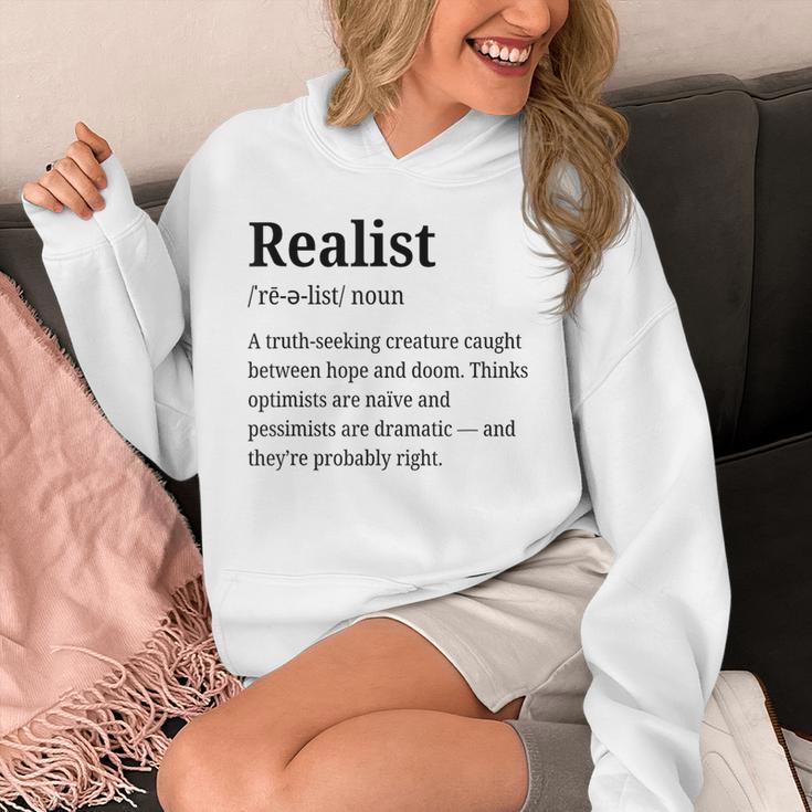 Realist Definition For Introverts Honest Personality Unisex Hoodie Realist Definition For Introverts Honest Personality Unisex Hoodie