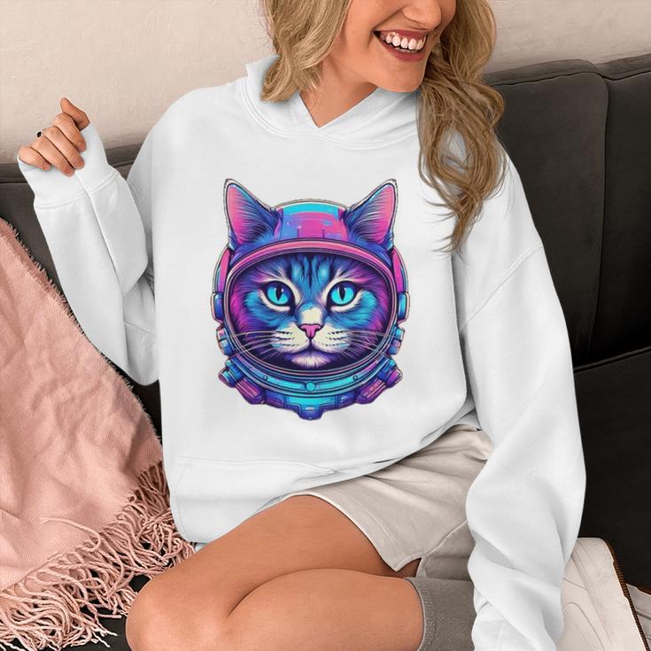 Retro 80s Cat In Space Suit Nostalgia Cat Vintage Astronaut Unisex Hoodie Retro 80s Cat In Space Suit Nostalgia Cat Vintage Astronaut Unisex Hoodie