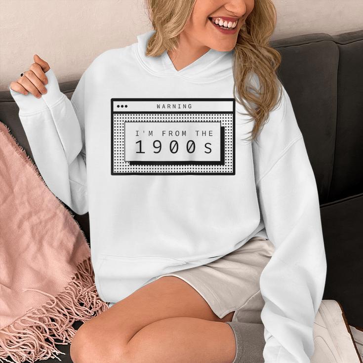 Retro Computer Screen I'm From The 1900s Birthday Raglan Baseball Tee Unisex Hoodie