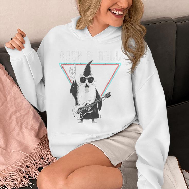 Rock & Roll Wizard Music Nostalgia Premium Tri-Blend Unisex Hoodie