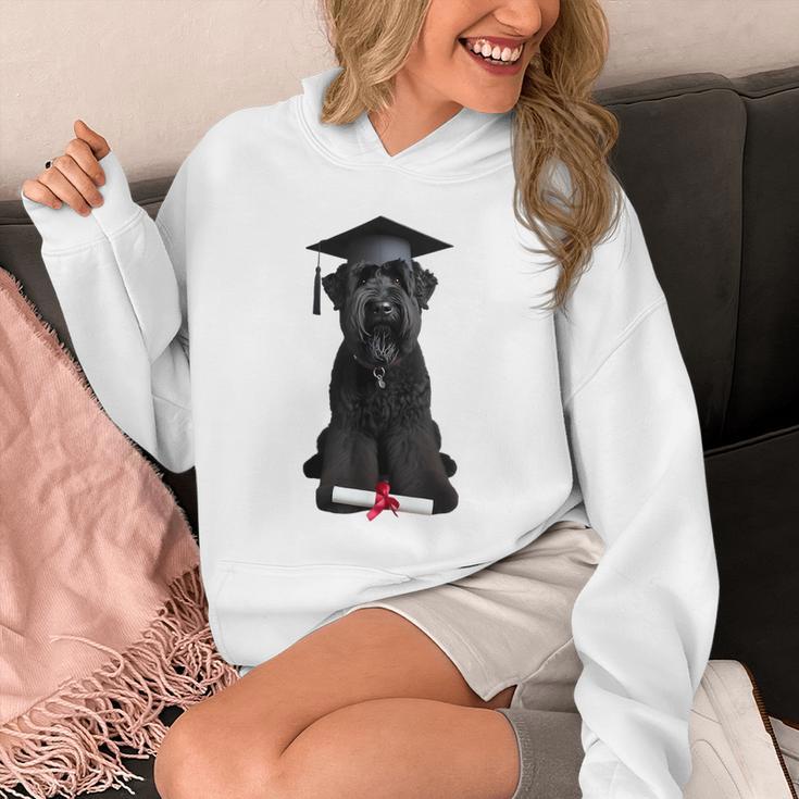 Russian Terrier Dog Graduation Cap Graduate Owner Grad Unisex Hoodie