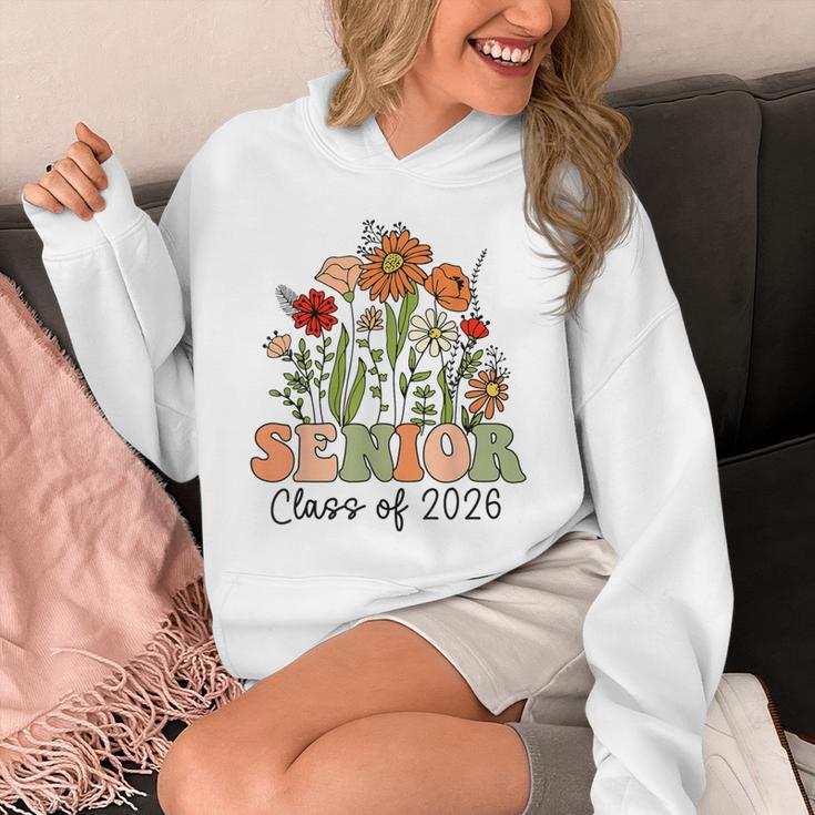 Senior 2026 Graduate Class Of 2026 Wildflowers Graduation Unisex Hoodie