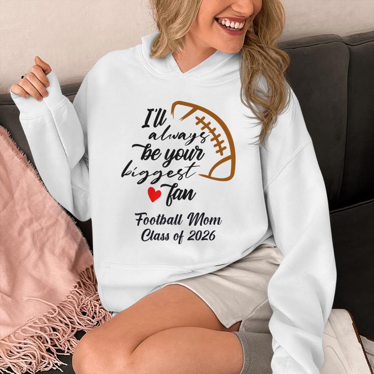 Senior Football Mom Class Of 2026 Graduation Graduate Unisex Hoodie