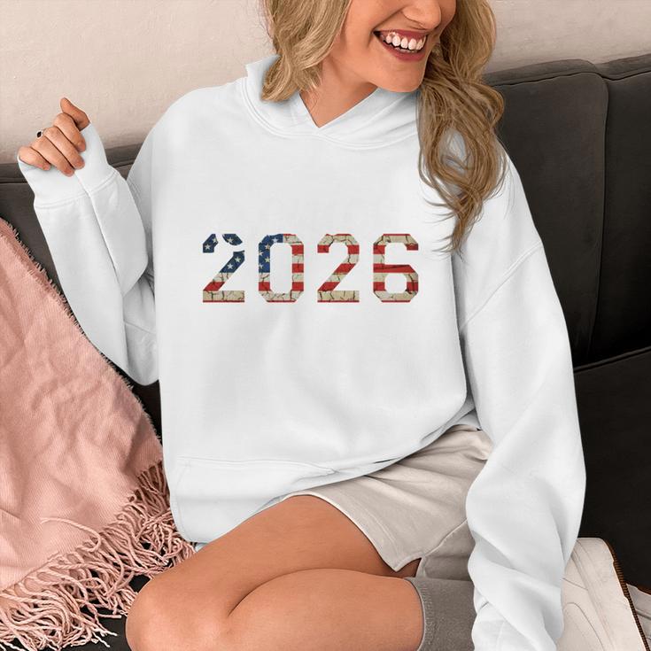Senior Year 2026 American Flag USA Graduation Class Of 2026 Unisex Hoodie