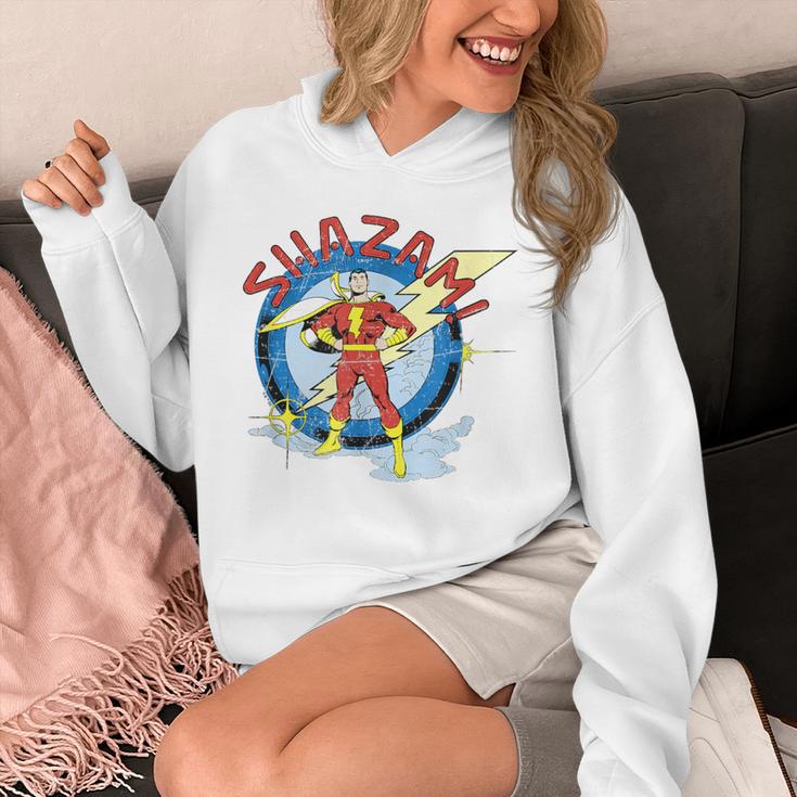 Shazam Comic Book Art Heroic Portrait Vintage Unisex Hoodie