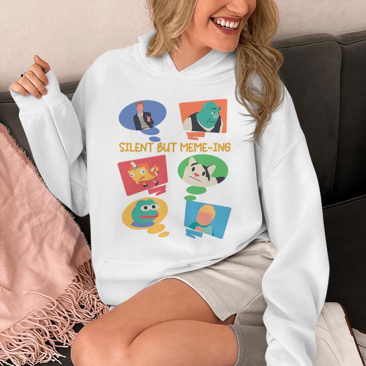 Silent But Meme-Ing Introvert Anti People Antisocial Quiet Unisex Hoodie Silent But Meme-Ing Introvert Anti People Antisocial Quiet Unisex Hoodie