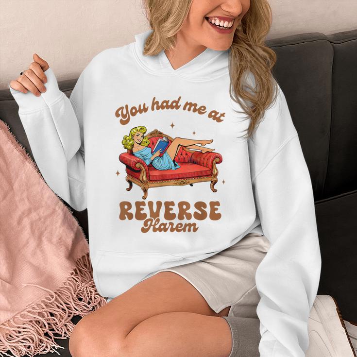Smut Reader You Had Me At Reverse Harem Spicy Grey Book Unisex Hoodie