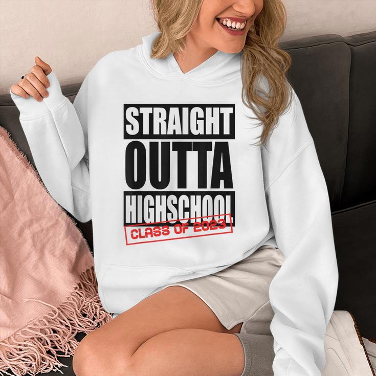 Straight Outta High School Class Of 2023 Graduation Unisex Hoodie