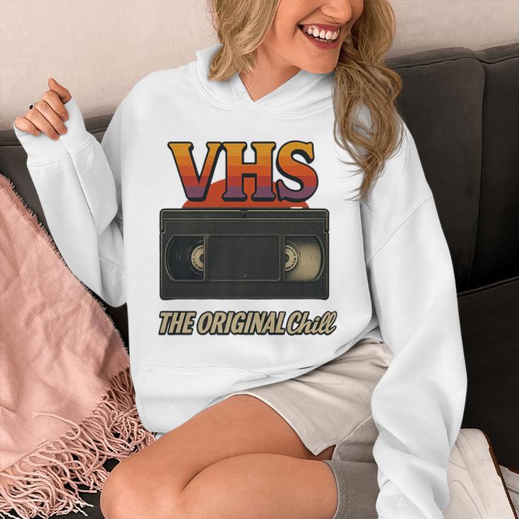 VHS Tape Nostalgia Old School Technology Humor Premium Unisex Hoodie