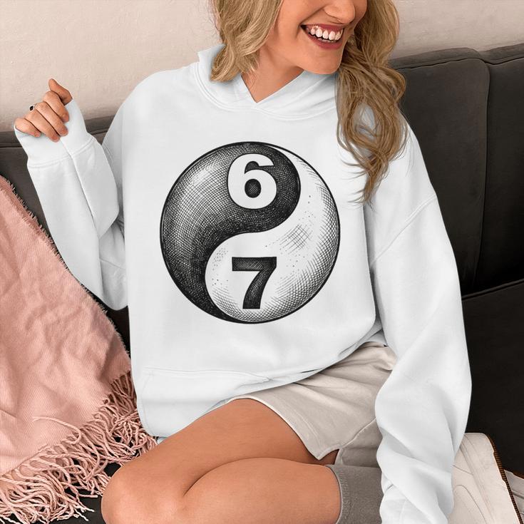 Vintage 6 7 Sketch Yin Yang Namaste Six Seven Nostalgia Unisex Hoodie Vintage 6 7 Sketch Yin Yang Namaste Six Seven Nostalgia Unisex Hoodie