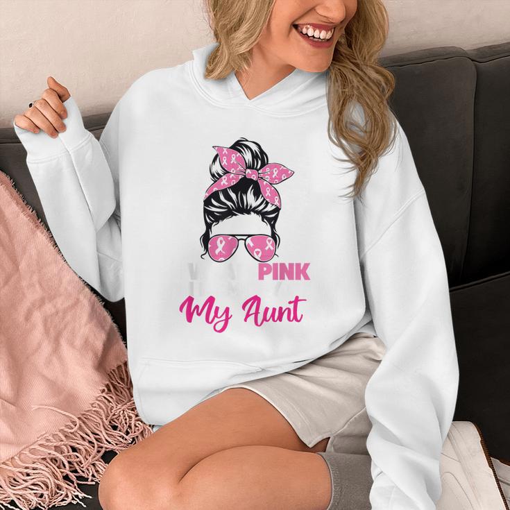 I Wear Pink In Memory Of My Aunt Breast Cancer Awareness Unisex Hoodie I Wear Pink In Memory Of My Aunt Breast Cancer Awareness Unisex Hoodie