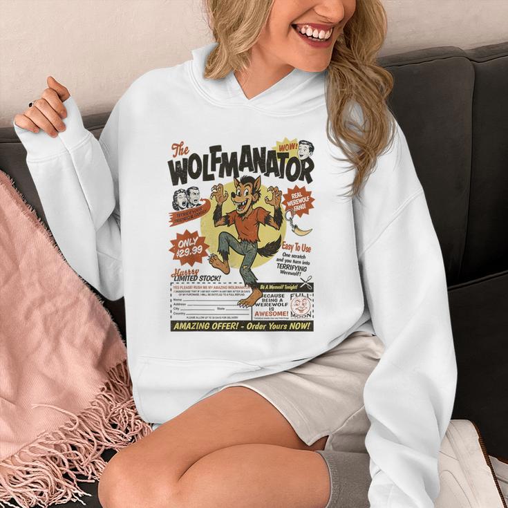 Werewolf Wolfmanator Nostalgia Vintage Halloween Unisex Hoodie Werewolf Wolfmanator Nostalgia Vintage Halloween Unisex Hoodie