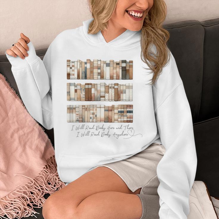 I Will Read Books Here And There I Will Read Books Anywhere Unisex Hoodie