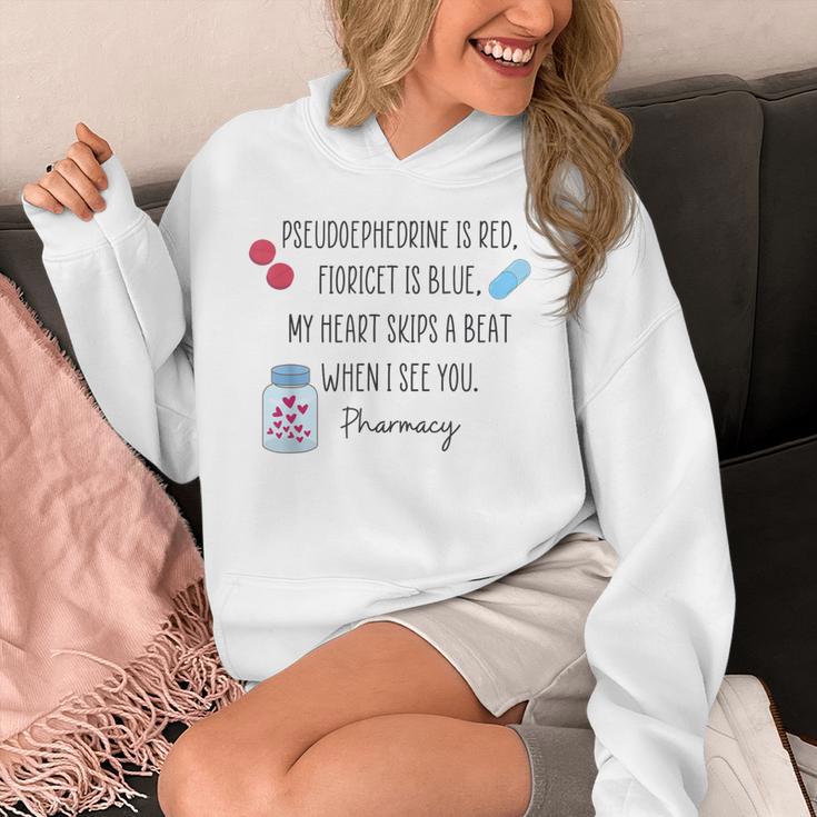 Women Pharmacist Valentines Pharmacy Technician Graduation Unisex Hoodie