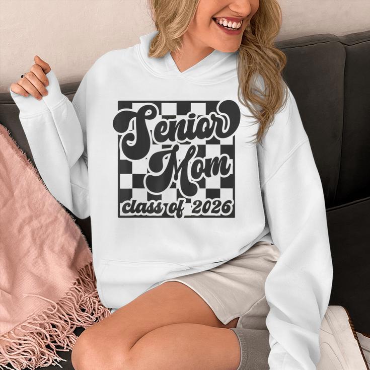 Women Senior Mom Class Of 2026 Retro Graduation Senior Mama Unisex Hoodie