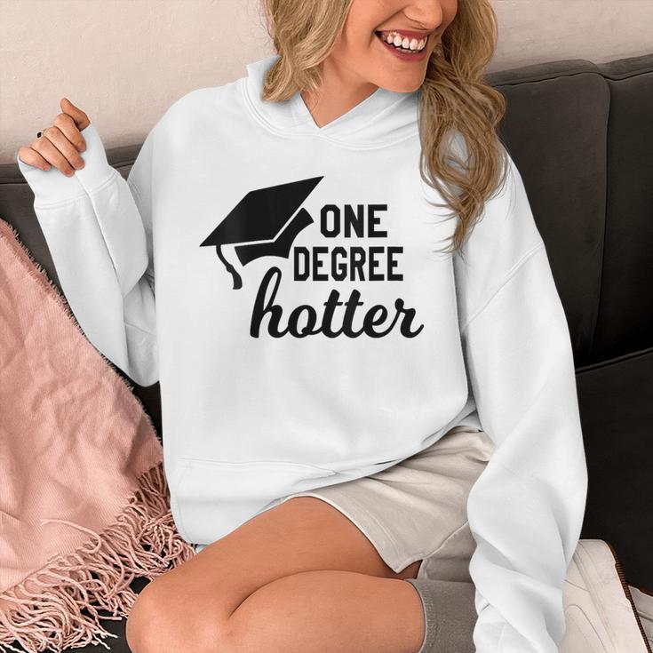 Women's One Degree Hotter College Masters PhD Graduation Party Unisex Hoodie