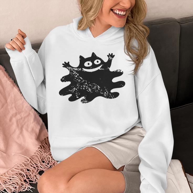 Yk2 Grunge Scary Cat With Tail Tomboy 90s Nostalgia Indie Premium Tri-Blend Unisex Hoodie