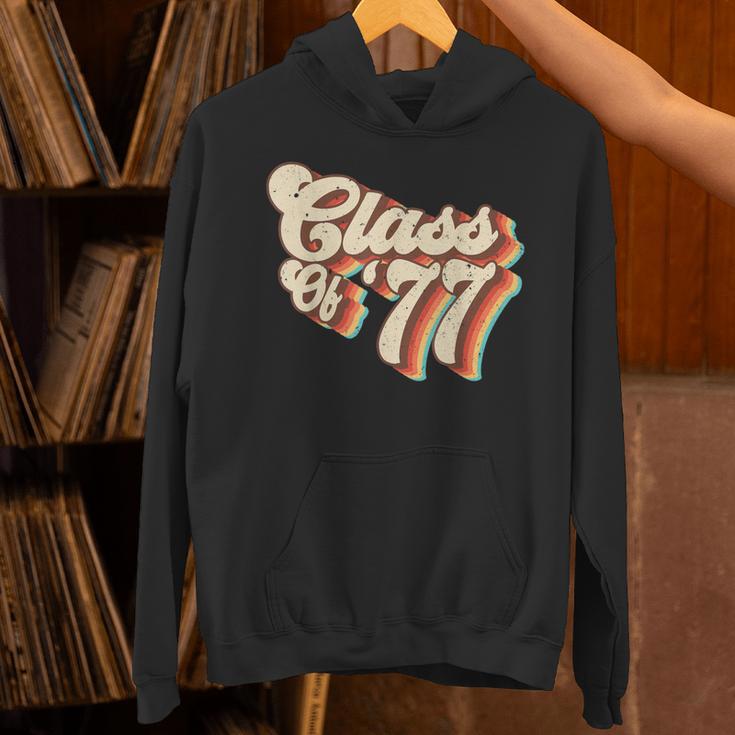 1977 Class Reunion Retro Class Of 77 High School Graduation Unisex Hoodie