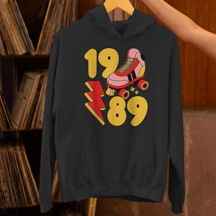 1989 Retro Roller Skate Vintage 80s Nostalgia Collector Unisex Hoodie