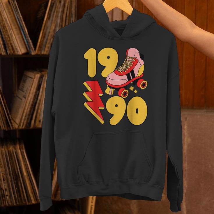 1990 Retro Roller Skate Vintage 90s Nostalgia Collector Unisex Hoodie 1990 Retro Roller Skate Vintage 90s Nostalgia Collector Unisex Hoodie