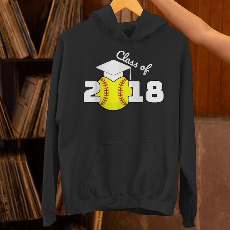 2018 Softball Senior Graduation Shirt For Girls Grad Unisex Hoodie