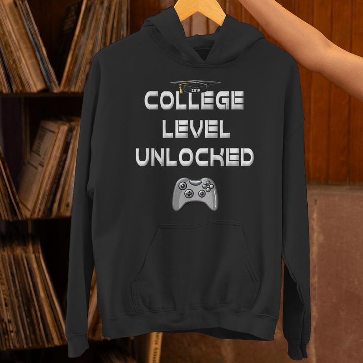 2019 High School Graduation College Level Unlocked Tee Unisex Hoodie