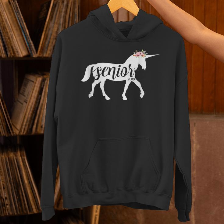 2019 Senior Unicorn Shirt Graduation High School College Unisex Hoodie