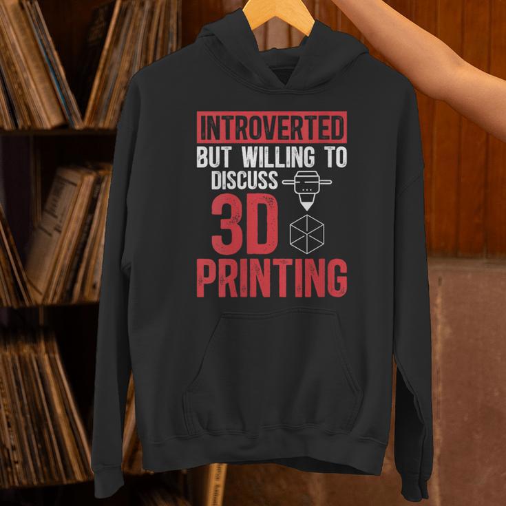 3D Printer Introvert 3D Printing Unisex Hoodie