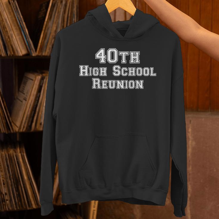 40th High School Reunion Class Of Graduation Year Unisex Hoodie