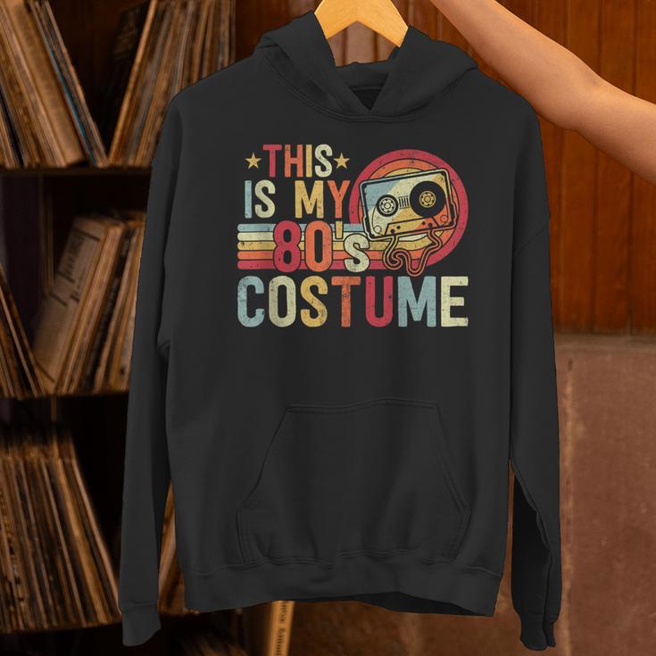 This Is My 80s Costume Vintage Style Nostalgia 1980s Retro Unisex Hoodie
