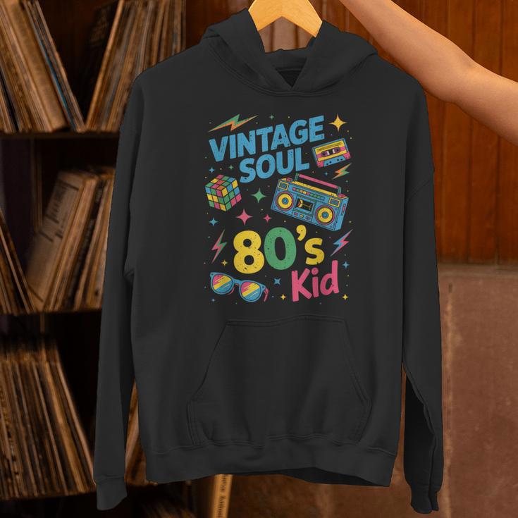 80’s Kid Nostalgia Retro Music Lover Retro 1980s Throwback Unisex Hoodie