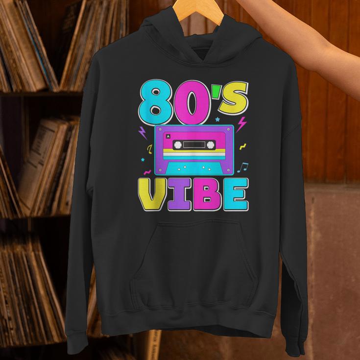 80's Vibe Retro Style Cassette Tape Nostalgia 1980s Party Unisex Hoodie
