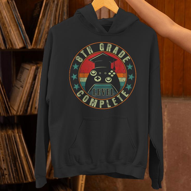 8th Grade Graduation Gamer 8th Grade Level Complete Unisex Hoodie