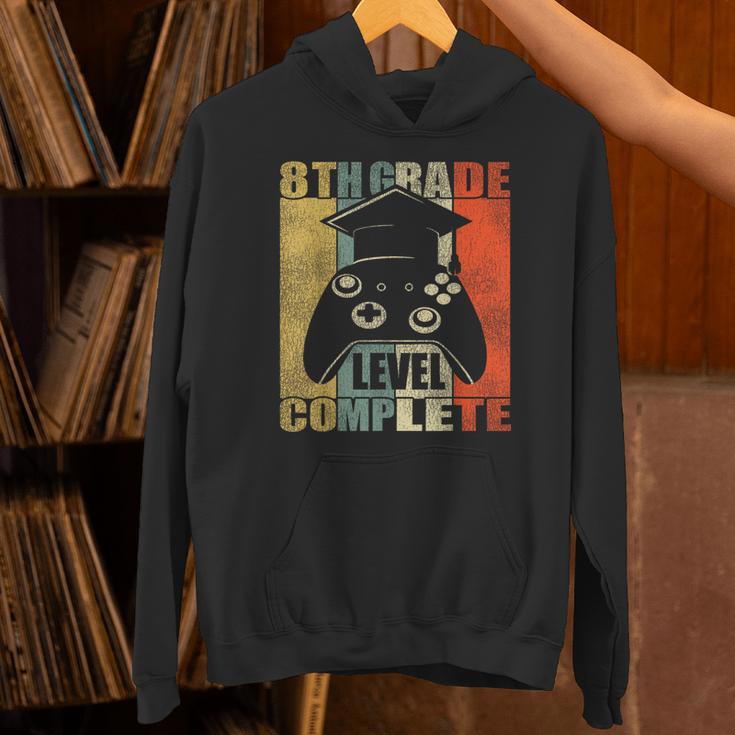 8th Grade Level Complete Gamer Class Of 2024 Graduation Unisex Hoodie