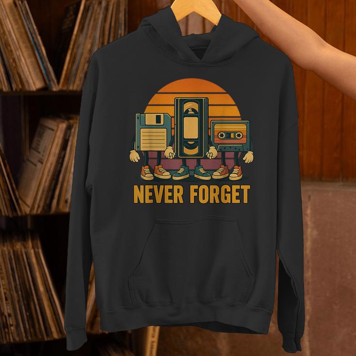 90s Nostalgia Never Forget Retro Unisex Hoodie 90s Nostalgia Never Forget Retro Unisex Hoodie