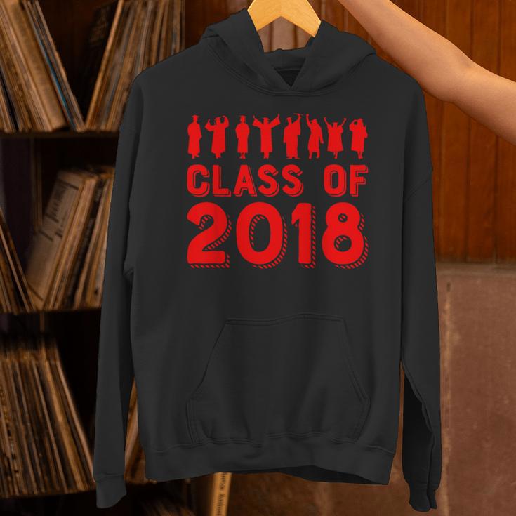 & Red Class Of 2018 Senior GraduationShirt Unisex Hoodie