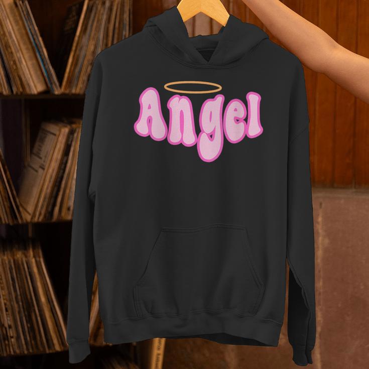 Angel Y2k Aesthetic 2000s Millennial Nostalgia Retro Pink Unisex Hoodie