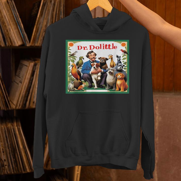 Animal Doctor & Communicator Dr Dolittle Children's Book Cover Unisex Hoodie Animal Doctor & Communicator Dr Dolittle Children's Book Cover Unisex Hoodie