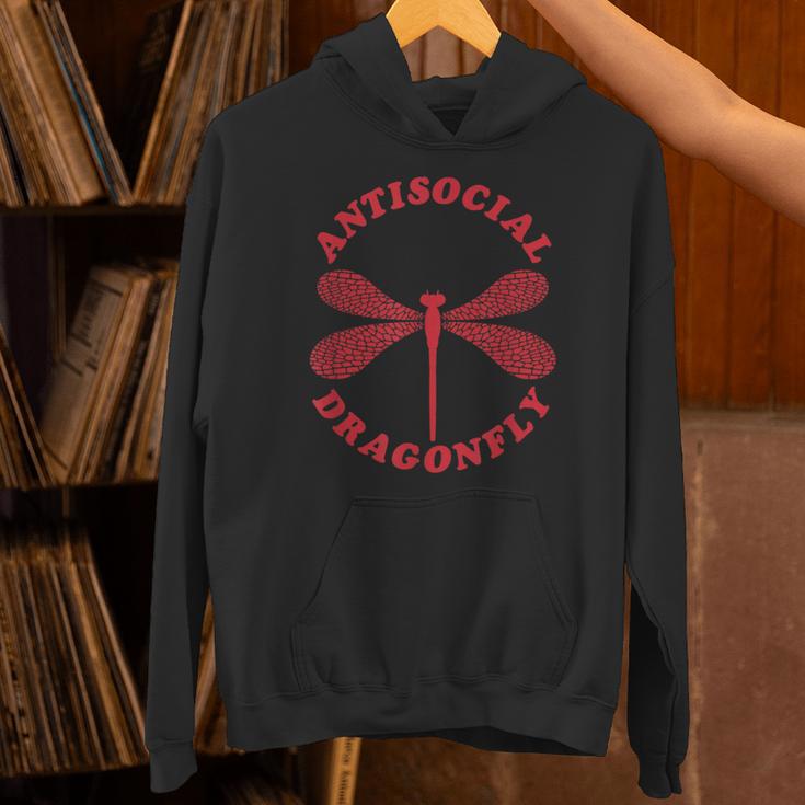 Antisocial Dragonfly Introvert Humor Nature Insect Graphic Unisex Hoodie Antisocial Dragonfly Introvert Humor Nature Insect Graphic Unisex Hoodie