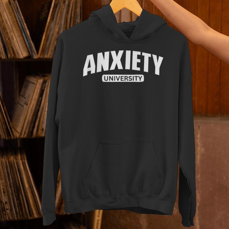 Anxiety University Anxious Introvert Tee Unisex Hoodie