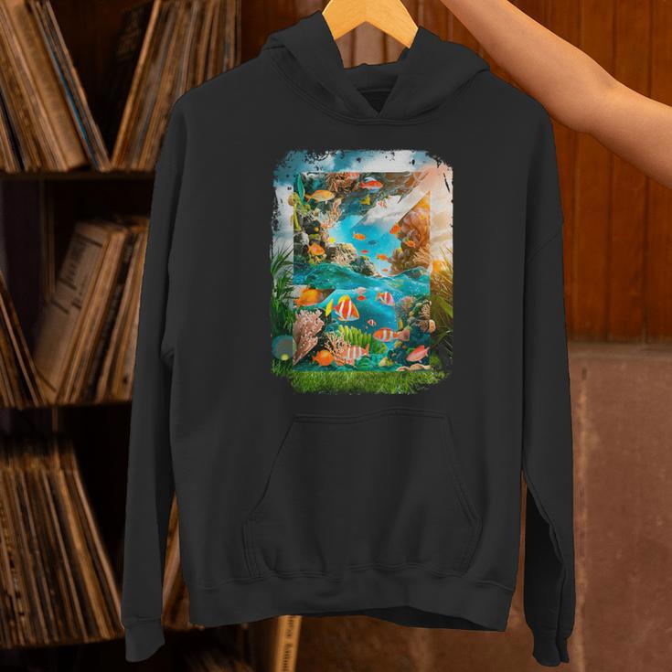 Aqua In The Skies Frutiger Aero Unisex Hoodie