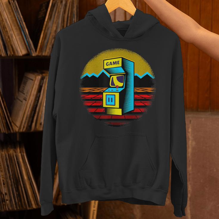 Arcade Game Machine Nostalgia Retro Gamer 80s 90s Unisex Hoodie