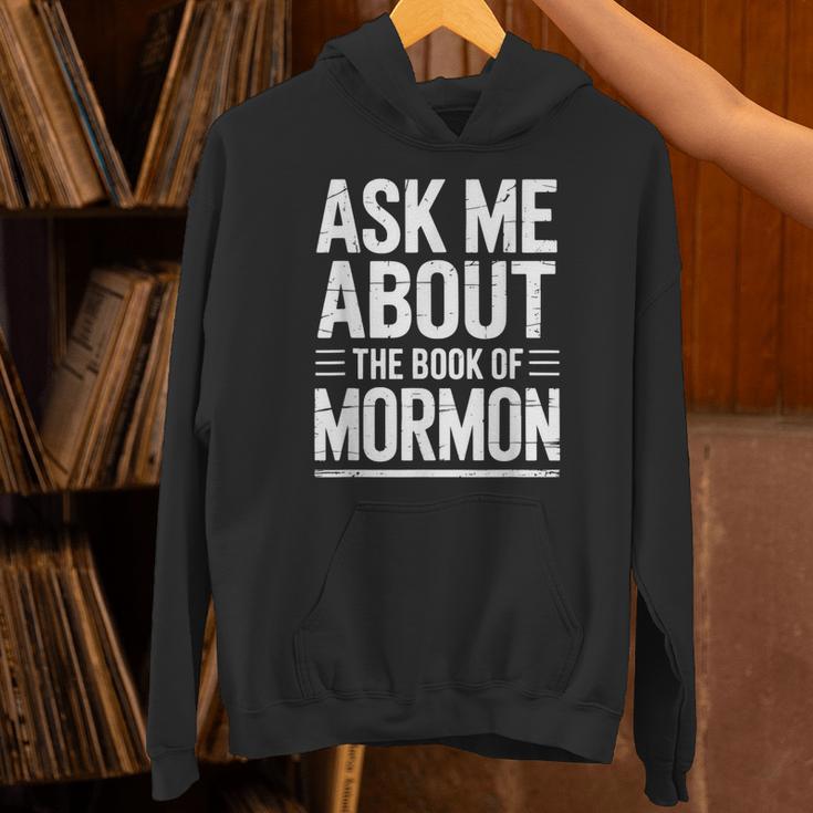 Ask Me About The Book Of Mormon Unisex Hoodie