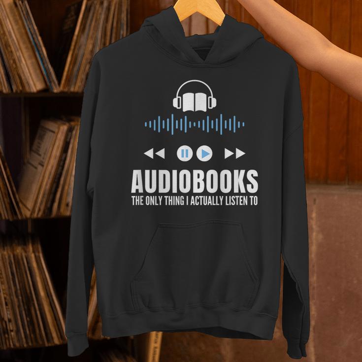 Audiobooks Listener Book Reading Lover Fun Unisex Hoodie Audiobooks Listener Book Reading Lover Fun Unisex Hoodie