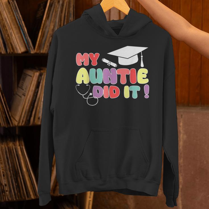 My Auntie Did It Aunt Graduation Nurse Doctor Aunt Graduated Unisex Hoodie