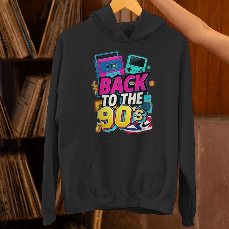 Back To The 90s Nostalgia Cassette Game Console Boombox Unisex Hoodie
