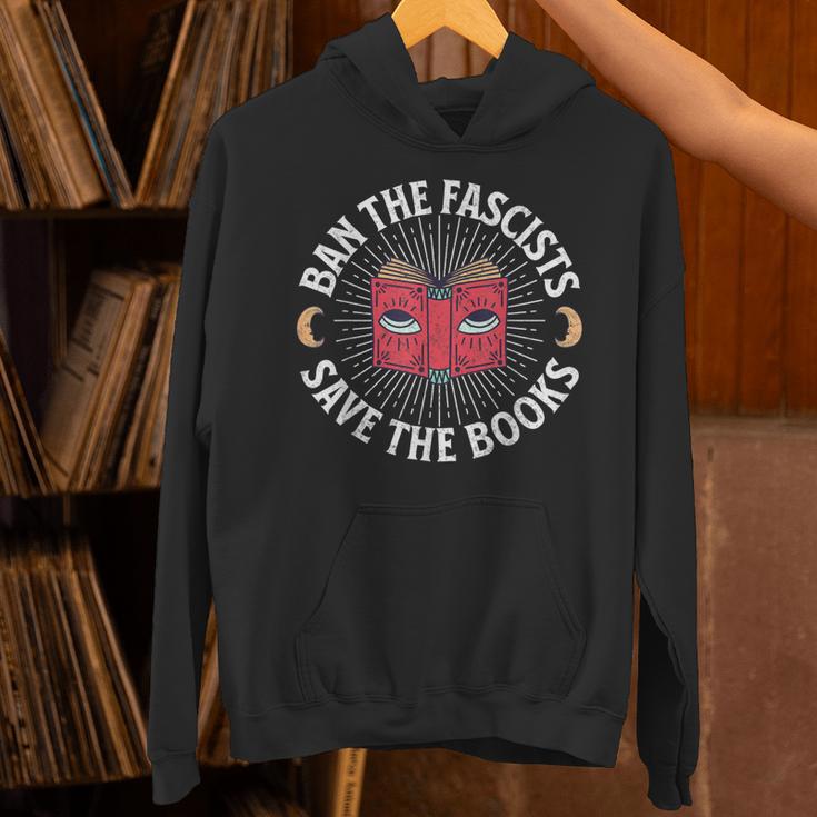 Ban The Fascists Save The Books Banned Books Free Speech Unisex Hoodie