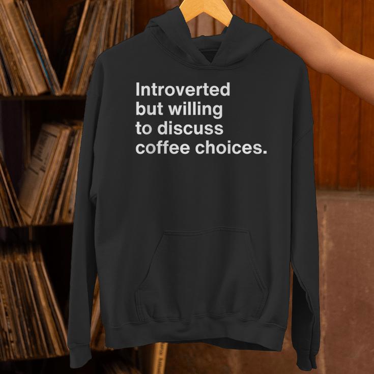 Barista Coffee Lovers Sarcastic Introvert Unisex Hoodie