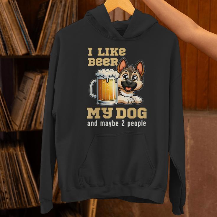 I Like Beer My Dog And Maybe 2 People Introvert Pun Unisex Hoodie I Like Beer My Dog And Maybe 2 People Introvert Pun Unisex Hoodie