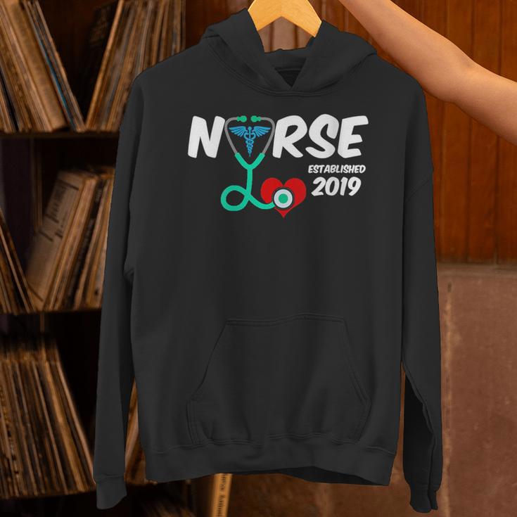 Best Nurse Graduation- RN Nurse Established 2019 LPN Unisex Hoodie